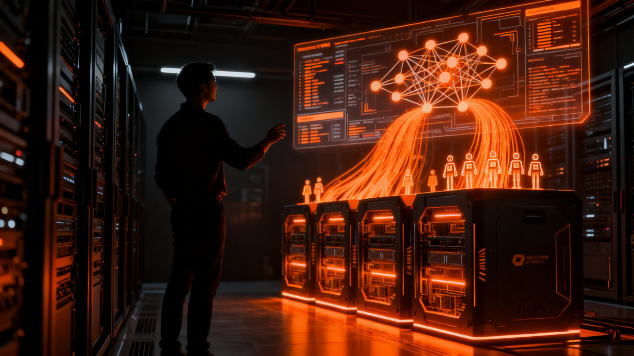 Infraestructura de máquinas virtuales persistentes para agentes de IA de Machine0, optimizando el despliegue con GPU y CLI.