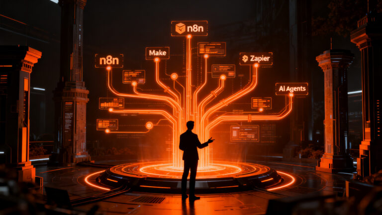 Plataforma MADIAD Hub automatizando la distribución de contenido en redes sociales mediante inteligencia artificial y agentes de marketing.