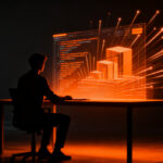 Desarrollador trabajando con MAI-Code-1.1-Flash de Microsoft, optimizando la programación con IA en startups.
