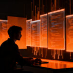 Desarrollador trabajando con Maiao para gestionar pull requests apilados y optimizar el flujo de trabajo en GitHub y GitLab.