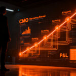 CMO liderando la integración de agentes de IA en el marketing para optimizar el P&L de la empresa.