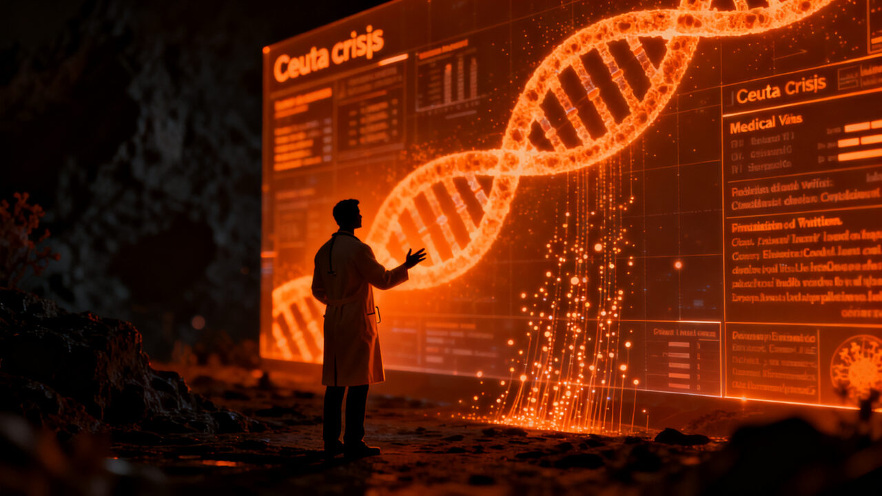 Startup Medhionine combatiendo bulos sobre salud pública en Ceuta mediante comunicación científica visual.