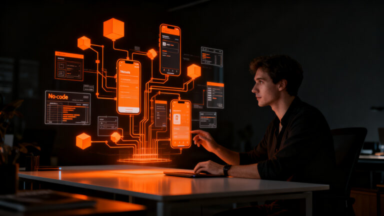 Creador de aplicaciones no-code para startups, herramientas ágiles de desarrollo de software 2026.