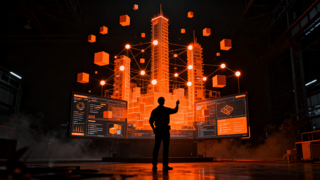 Crecimiento del mercado no-code en 2026, con desarrolladores creando aplicaciones de forma eficiente para startups.