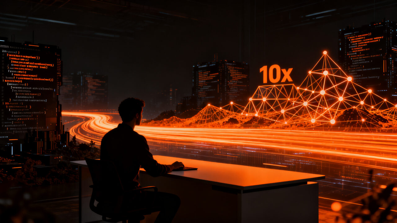 Agente de IA Meta Muse Code programando software para reducir costos de desarrollo en startups tecnológicas.