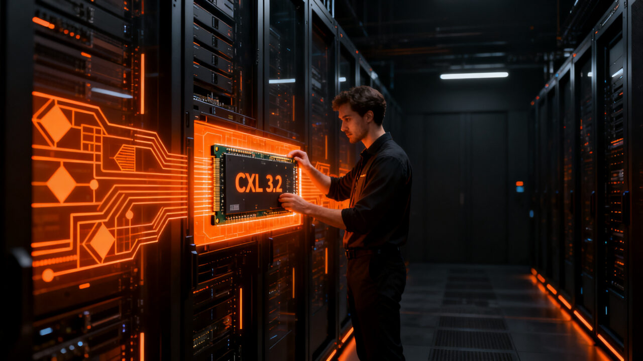 Chip CXL 3.2 de Montage Technology optimizando la infraestructura de servidores para startups de IA.