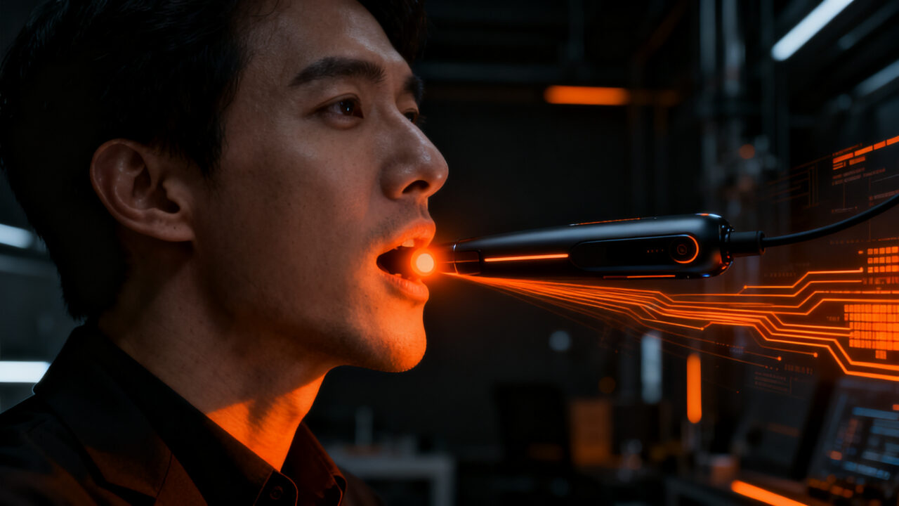 Dispositivo MouthPad de Augmental como interfaz hombre-máquina para accesibilidad tecnológica de personas con discapacidad.