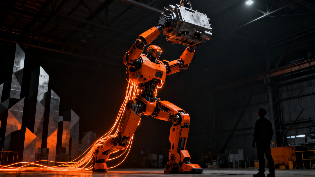 El robot humanoide RayNex G3 de NineRay Technology, representando el dominio de la robótica industrial y la IA en el mercado chino.