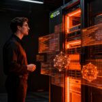 Ingeniero trabajando en infraestructura de IA de alto rendimiento con NVIDIA DGX Spark y NixOS para entornos reproducibles.