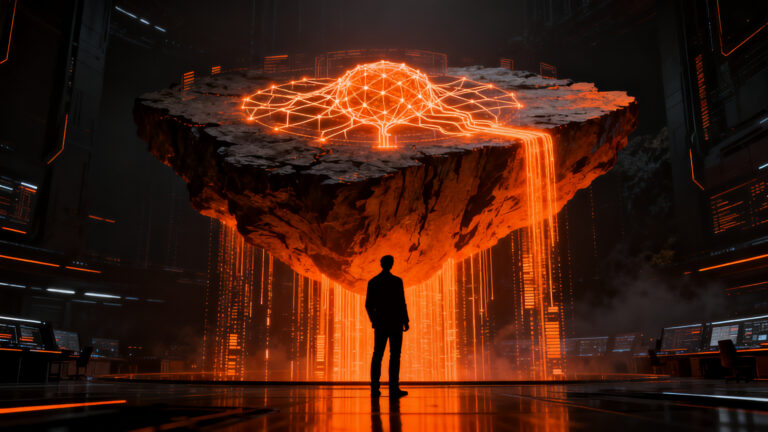 El fondo soberano de Noruega analizando la adquisición de OpenAI, simbolizando la nueva era de gobernanza de IA y soberanía tecnológica global.