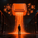 Arquitectura de infraestructura de IA y orquestación de datos de Nvidia, representando la nueva era de la computación más allá del GPU para startups tecnológicas.