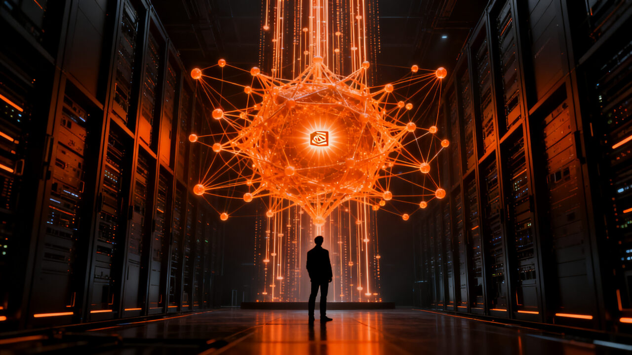 Inversión estratégica de Nvidia en Perplexity AI, representando el crecimiento de las startups de inteligencia artificial y rondas de financiación millonarias.