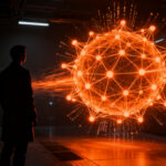 Modelo de IA NVIDIA Nemotron 3.5 Lightning, representación visual de agentes de inteligencia artificial de alto rendimiento y escalabilidad.