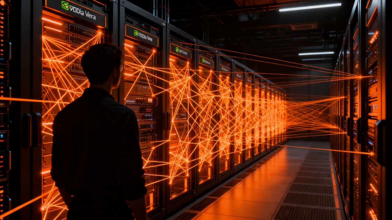 Nvidia Vera CPU para centros de datos de IA, infraestructura de servidores de próxima generación y eficiencia tecnológica.