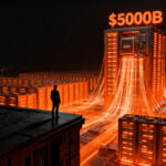Financiación masiva de infraestructura GPU para IA, representando el impacto de Nvidia en el mercado financiero y tecnológico.