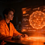 Investigador analizando avances de OpenAI Astra en matemáticas para startups y disrupción tecnológica de IA.