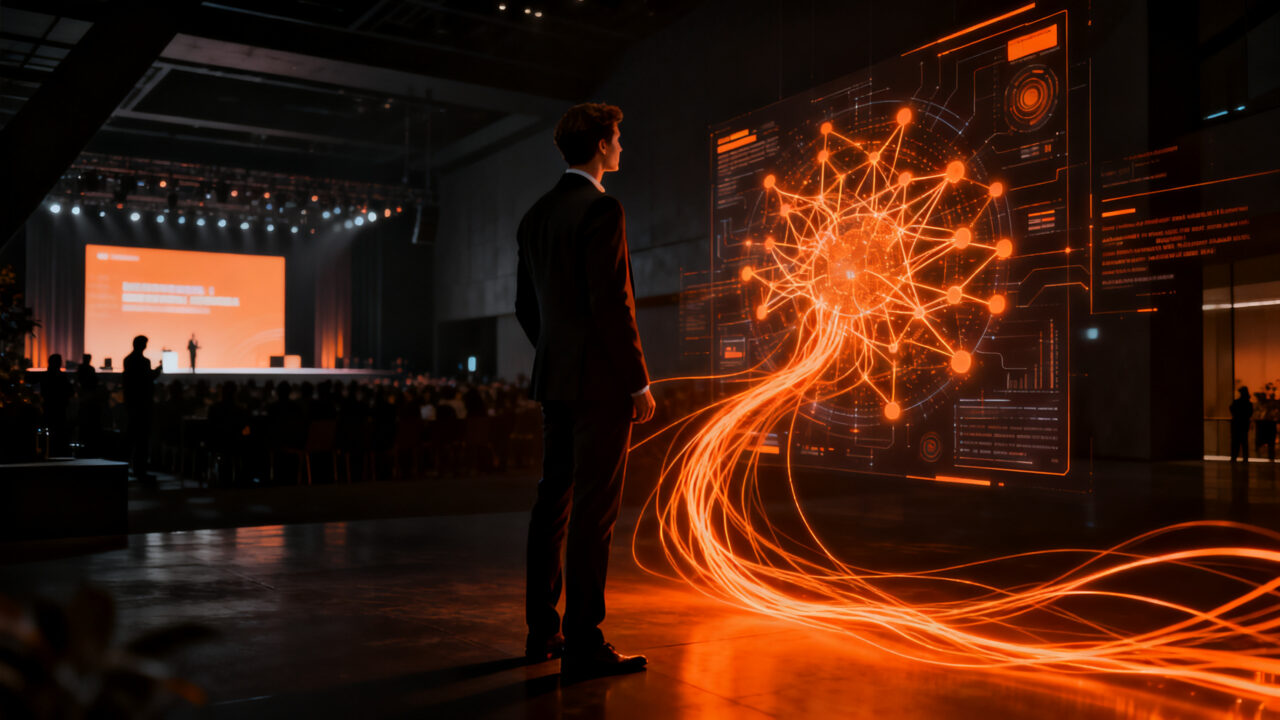 Congreso de Customer Experience e Inteligencia Artificial en Paraguay, destacando la interacción entre tecnología y factor humano.