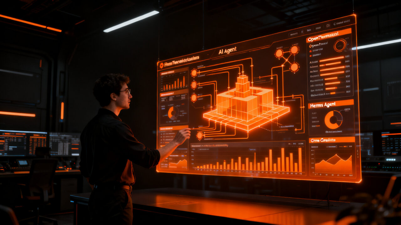 Dashboard de observabilidad para agentes IA, integrando Hermes Agent y Grafana para monitoreo de rendimiento y costos en 2026.