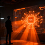 Desarrollador trabajando con Qwen3.8-27B, modelo de IA local de alto rendimiento para startups.