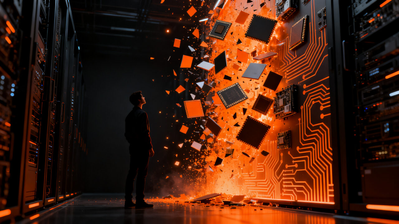 Impacto de la escasez de chips de memoria y aumento de precios de hardware en el ecosistema startup debido a la IA.