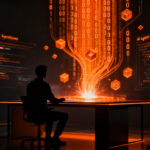 Programador optimizando agentes de inteligencia artificial y controlando costos de tokens para desarrollo de software en startups.