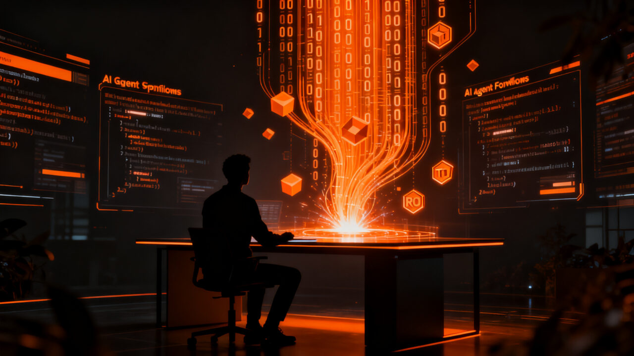 Programador optimizando agentes de inteligencia artificial y controlando costos de tokens para desarrollo de software en startups.