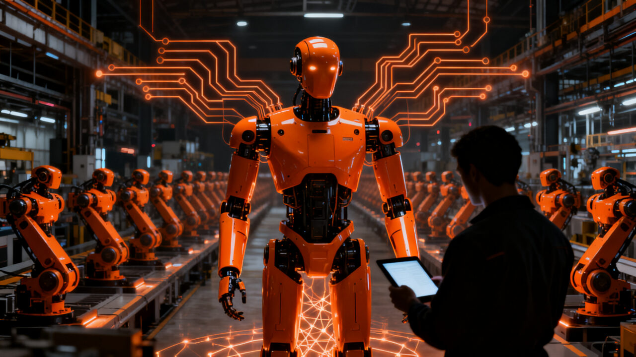Robots humanoides en fábricas: China domina el mercado global de robótica en 2026.