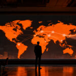 Expansión global de la startup Rocketbot, representando automatización SaaS e IA generativa en el mercado internacional.