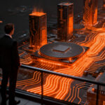 Inversor analizando el crecimiento del mercado de semiconductores e inteligencia artificial tras el anuncio de recompra de SK Hynix.