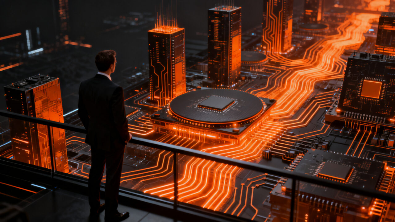Inversor analizando el crecimiento del mercado de semiconductores e inteligencia artificial tras el anuncio de recompra de SK Hynix.