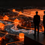 Startups tecnológicas ganan pilotos de innovación pública GovTech en Vitacura, representando el futuro de las ciudades inteligentes.
