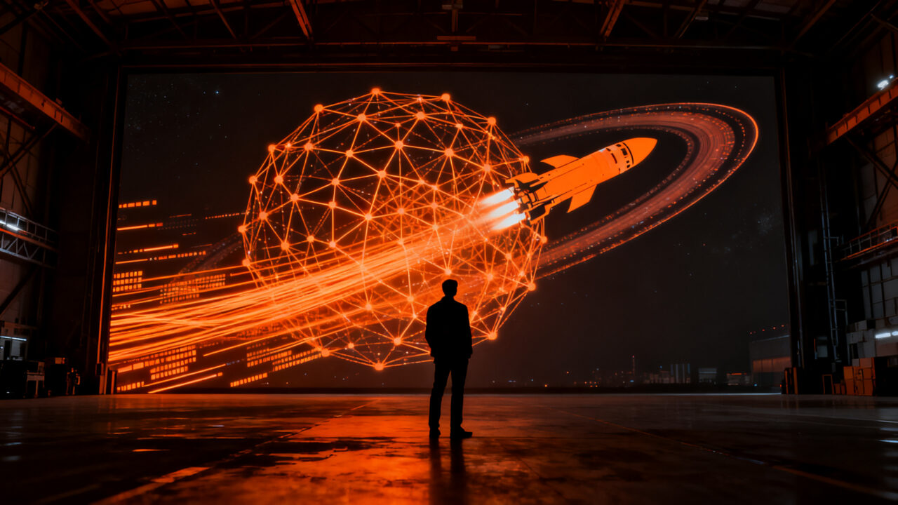 Adquisición histórica de Cursor por SpaceX, representando la fusión entre tecnología aeroespacial e inteligencia artificial.