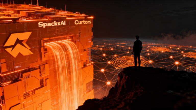 Adquisición masiva de Cursor por SpaceXAI, representando el futuro de la inteligencia artificial y el desarrollo de software en el ecosistema startup.