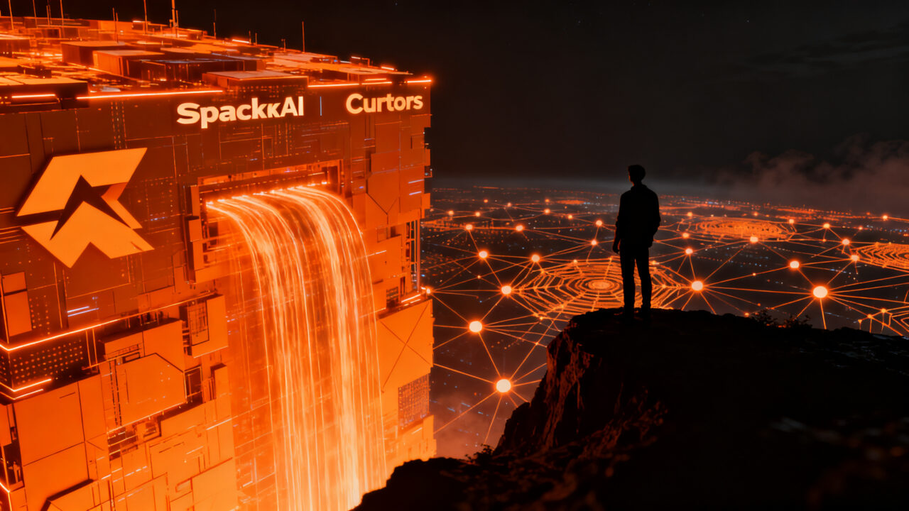 Adquisición masiva de Cursor por SpaceXAI, representando el futuro de la inteligencia artificial y el desarrollo de software en el ecosistema startup.