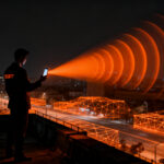 App SplitSec detectando disparos mediante IA y edge computing para mejorar la seguridad pública urbana.