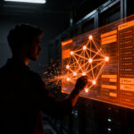 Desarrollador trabajando con bases de datos SQLite y herramientas de automatización de datos en un entorno de startup.