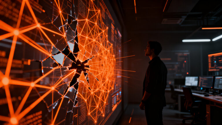 Investigador de ciberseguridad analizando vulnerabilidades en modelos de IA para startups y seguridad tecnológica.
