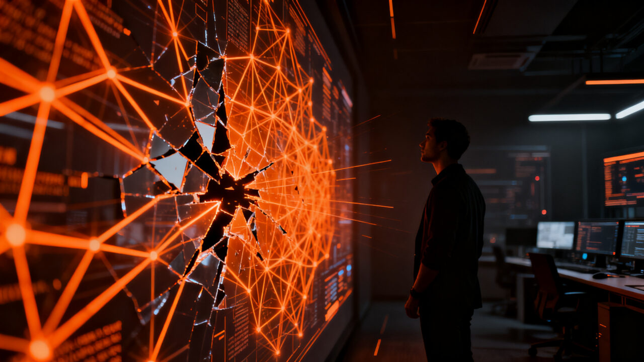 Investigador de ciberseguridad analizando vulnerabilidades en modelos de IA para startups y seguridad tecnológica.