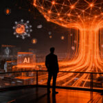 Ocho startups de IA en Australia compitiendo por inversión tecnológica, representando el futuro de la automatización y la salud.