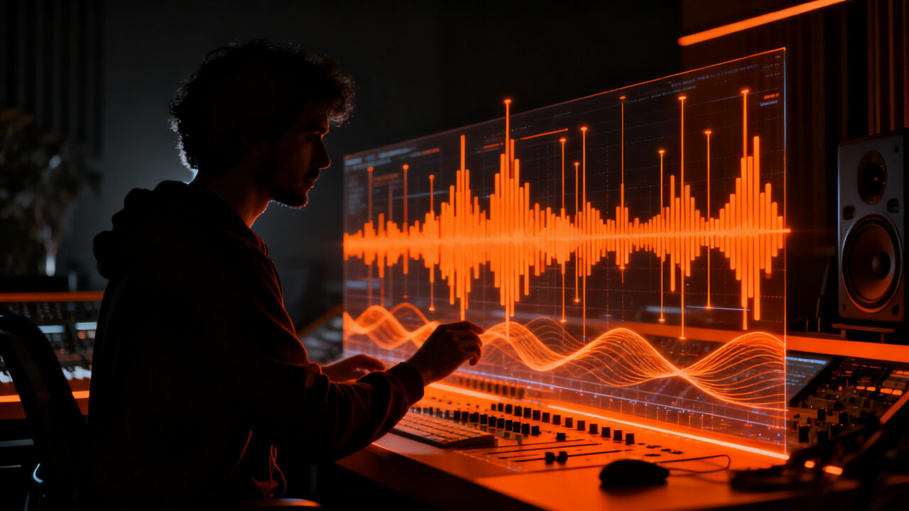 Interfaz de StemDeck, herramienta de inteligencia artificial open source para separar pistas de audio en un entorno de trabajo creativo.