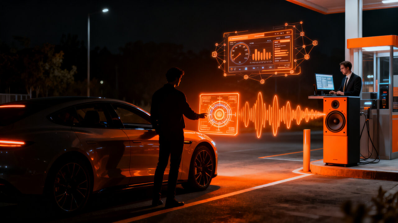 Despliegue masivo de IA de voz en restaurantes Taco Bell para automatizar el servicio drive-thru y mejorar la eficiencia operativa.