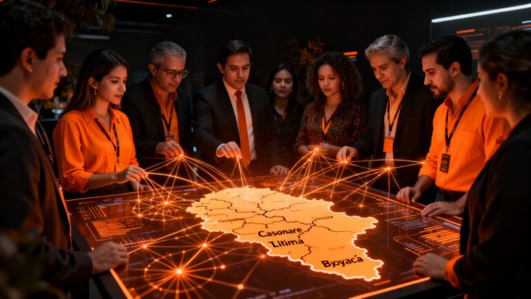 Talleres de inteligencia artificial para emprendedores en Colombia, impulsando la transformación digital regional.