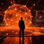 Transformación digital en telecomunicaciones 2026, mostrando la evolución de la infraestructura hacia modelos de negocio basados en IA y conectividad avanzada para startups.