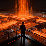 Megafábrica de semiconductores Terafab de Elon Musk, representando la revolución en la cadena de suministro de chips y tecnología de IA.