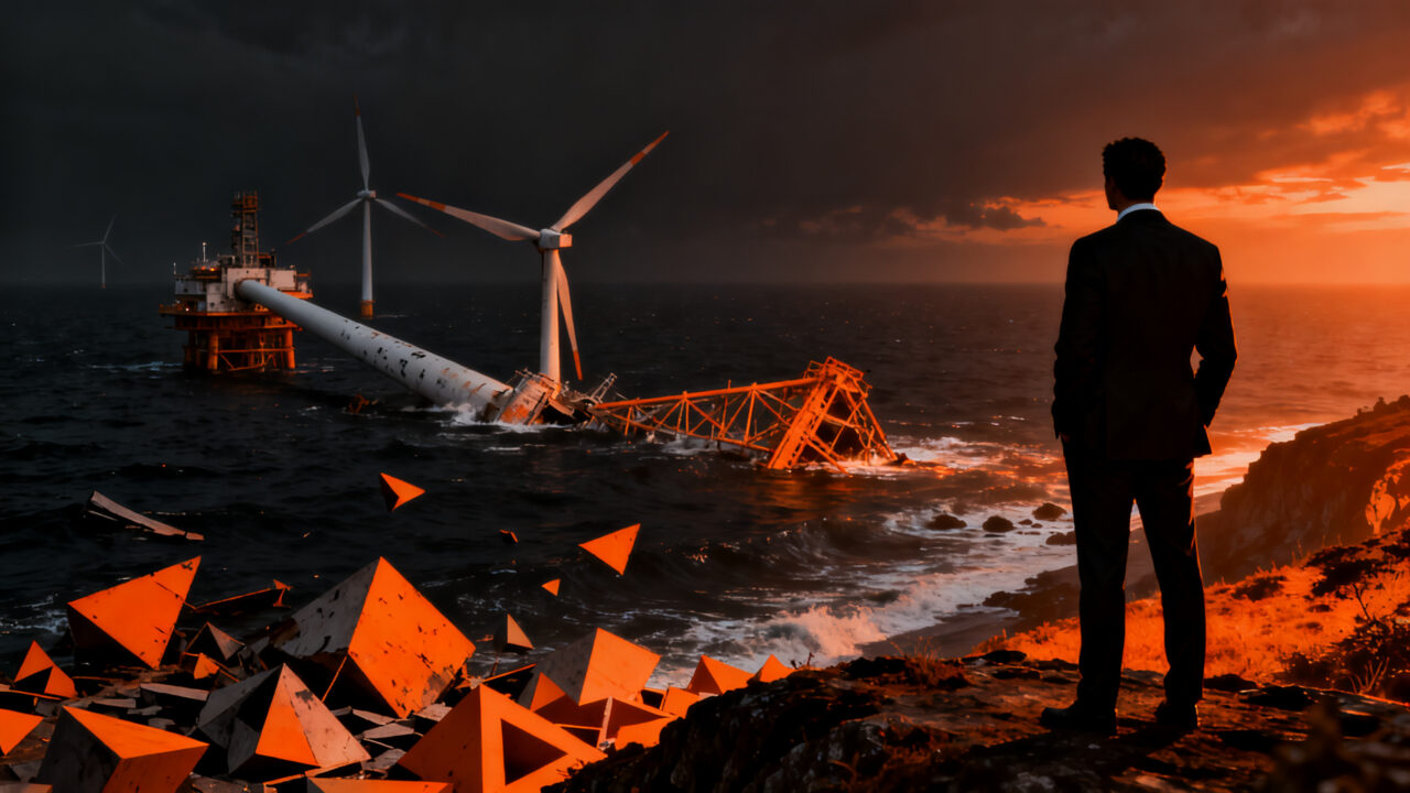 Impacto de la cancelación de proyectos de energía eólica marina en el mercado energético y la política industrial.