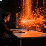 Arquitectura de base de datos TurboKV en Rust, mostrando alto rendimiento y velocidad en infraestructura backend.