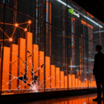 Análisis de Wall Street y reporte de Nvidia, reflejando la volatilidad del mercado bursátil y la influencia de la inteligencia artificial.
