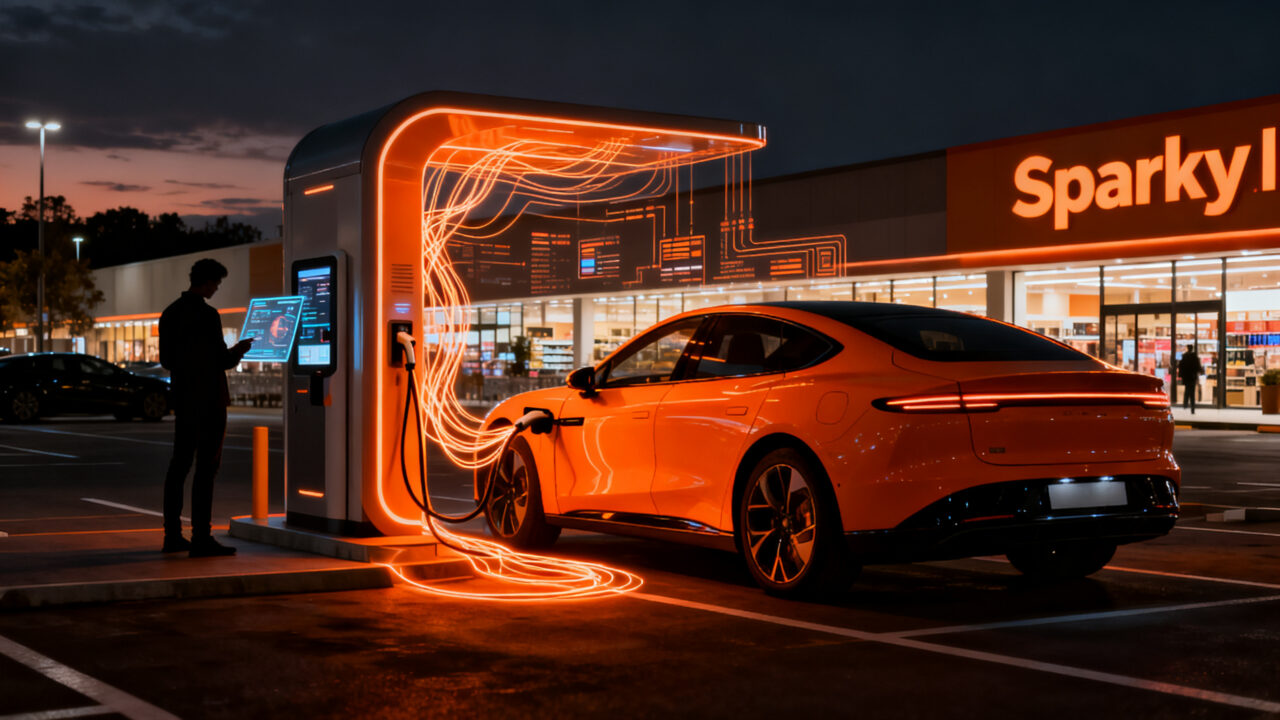 Walmart expande su red de cargadores EV y potencia ventas con inteligencia artificial Sparky en retail.
