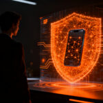 IA de WhatsApp detectando estafas mediante machine learning on-device para proteger la privacidad de startups.