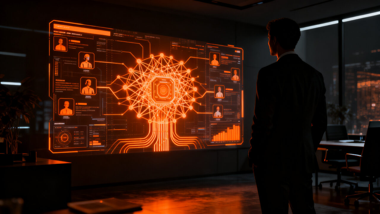 Plataforma Symphony de Wix con agentes de IA automatizando operaciones empresariales para pymes, impulsando crecimiento y valor en el mercado.